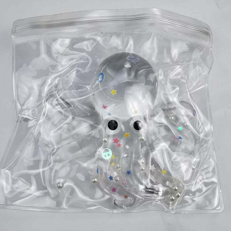 1Pcs Simulation Octopus Stress Relief Slow Rebound Toys Ocean Octopus Squeeze Fidget Toy Stretchable Sensory Decompression Gift