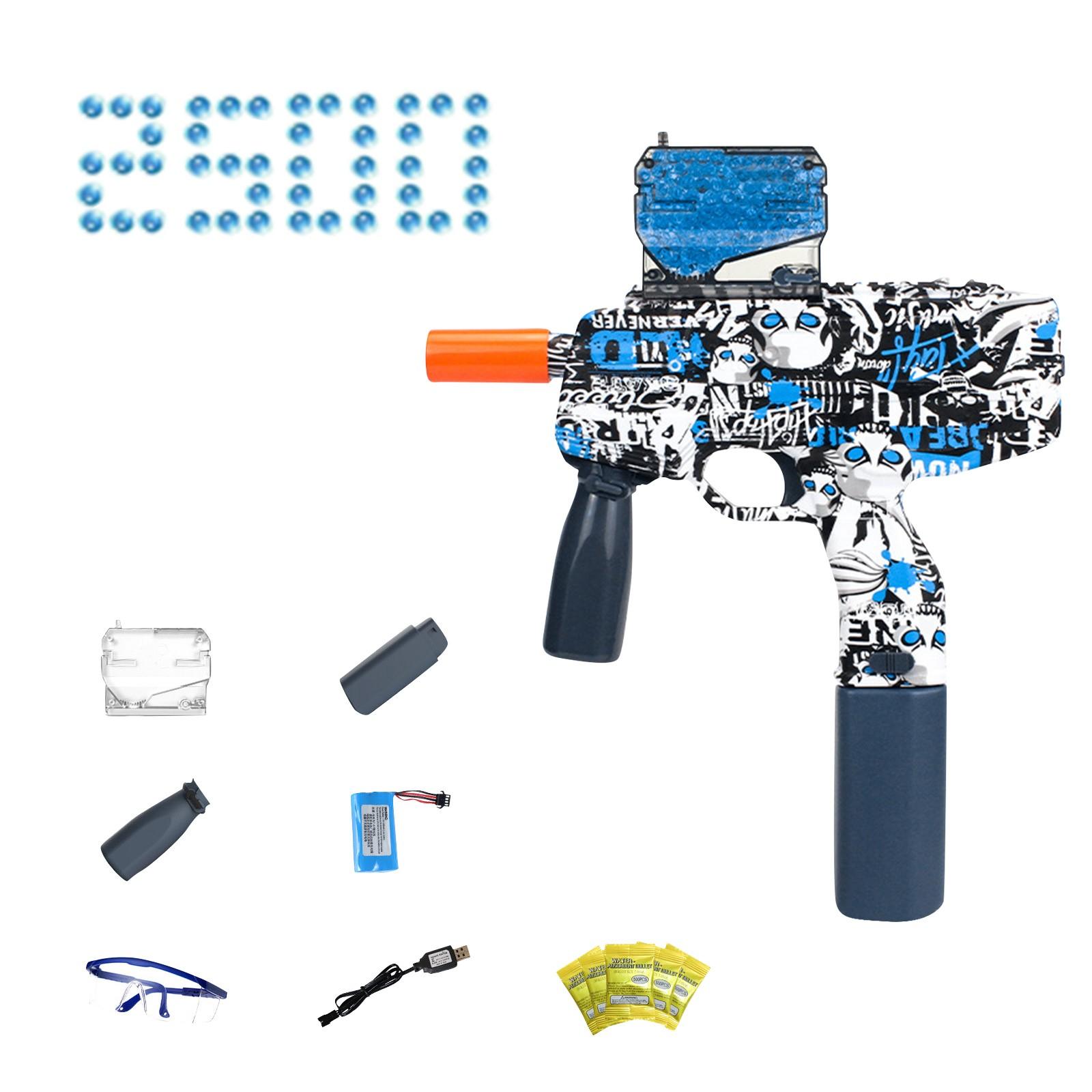 

Гелевий кульковий бластер, електричний кульковий бластер для розваг у дворі та командної стрільби на свіжому повітрі. Подарунки на день народження для хлопчиків і дівчат старше 12 років B