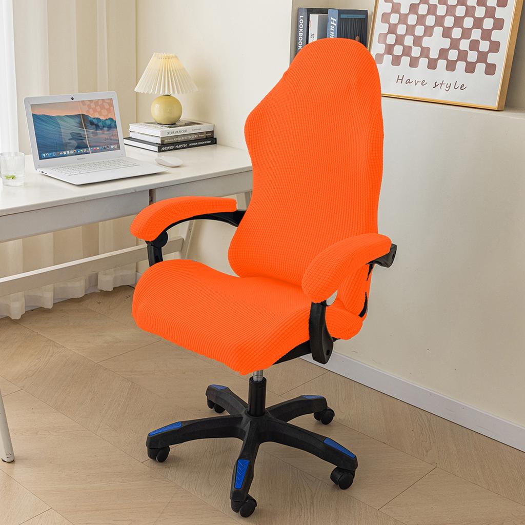 Simple Home Gaming Chair Covers Elastic Backrest Armrests Covers Computer Game Durable Stretch Chair Cover Office Chair