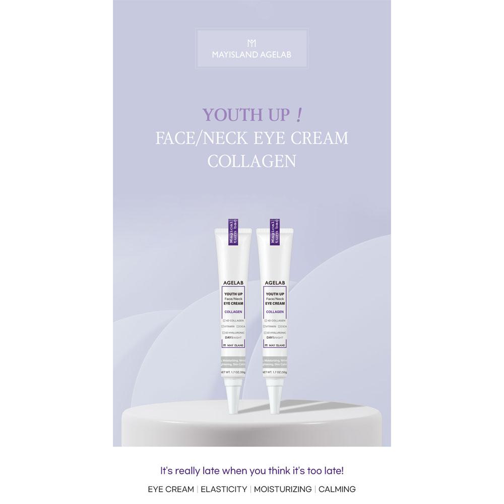 AGELAB Cremă cu colagen pentru ochi pentru față/gât Youth Up