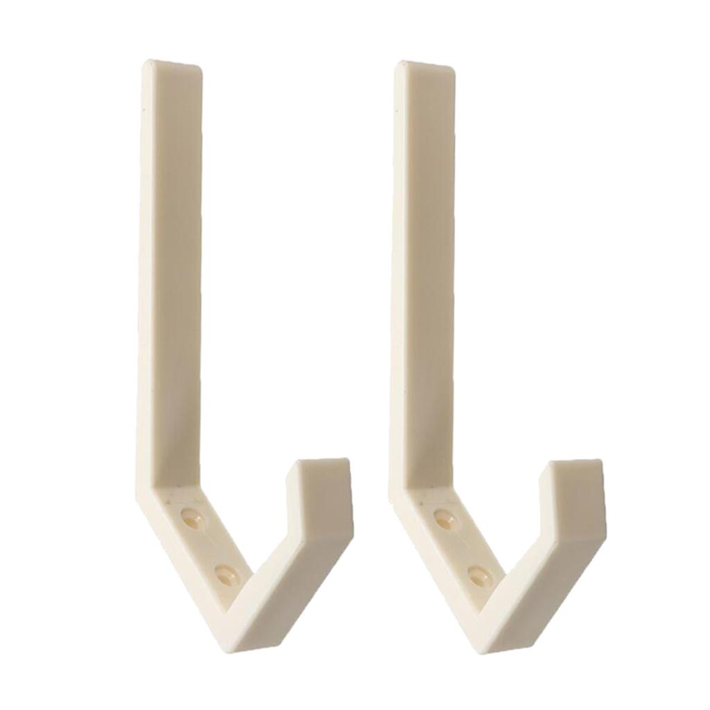 2Pcs Motorcycle Helmet Hooks Holder Display Rack Hanger Wall Mount Display Holder Coat Hats Hook Door Cabinet Luggage Bracket