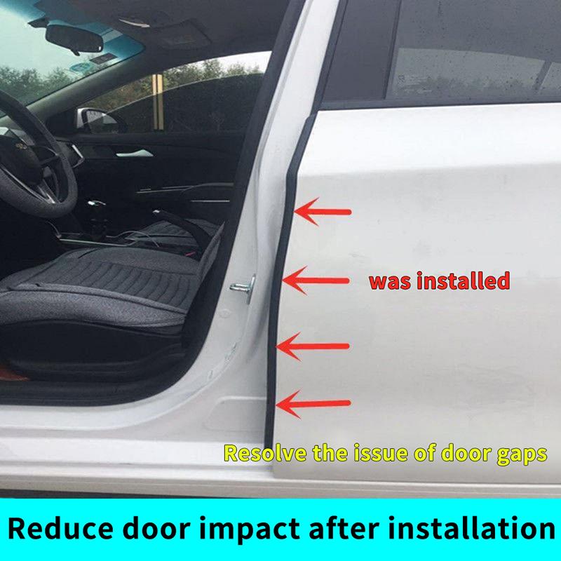 1 Piece Auto Sealant Strips 80Cm Car Door Edge Seal Strip Rubber B-Pillar Weatherstrip Soundproof Dustproof Car Accessories