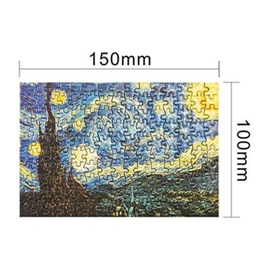 LoveTheFamily Puzzles Cherry Blossom Palace 150-Piece Mini Puzzle Famous Painting Landscape Childrens Intelligence Toy Creative Birthday Gift DIY Art