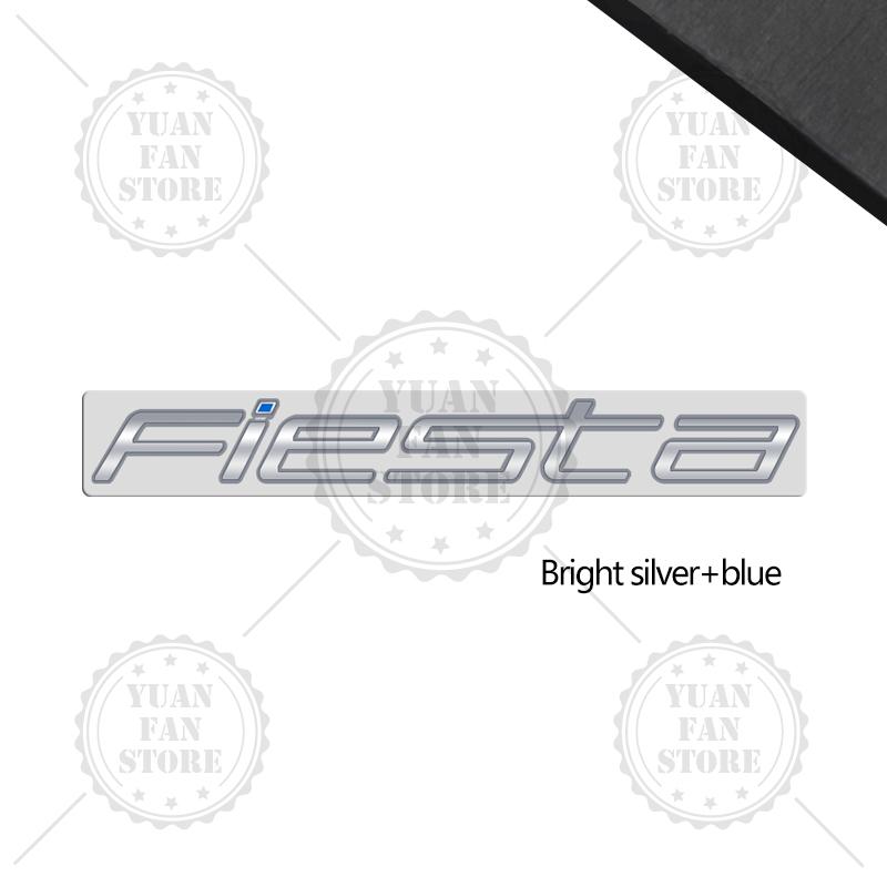 1 STUKS Metalen Letter Voor Ford Fiesta ST Line Nieuwe Oude Stijlen 3D Embleem Auto Achterklep Decals Badge Auto Accessoires Styling