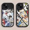 Funny Anime GINTAMA Leather Phone Case For IPhone 15 14 13 Pro Max 12 11 16 Plus Phone Cover