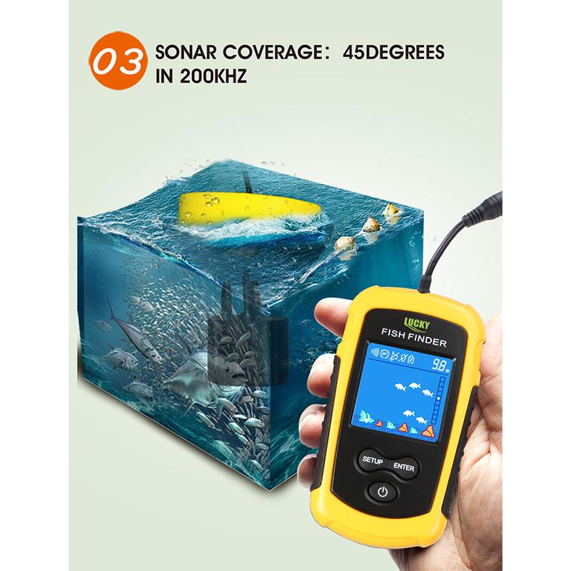 Fish finder sonar fish finder visual high-definition fish detector fishing sonar fishing device fish finder