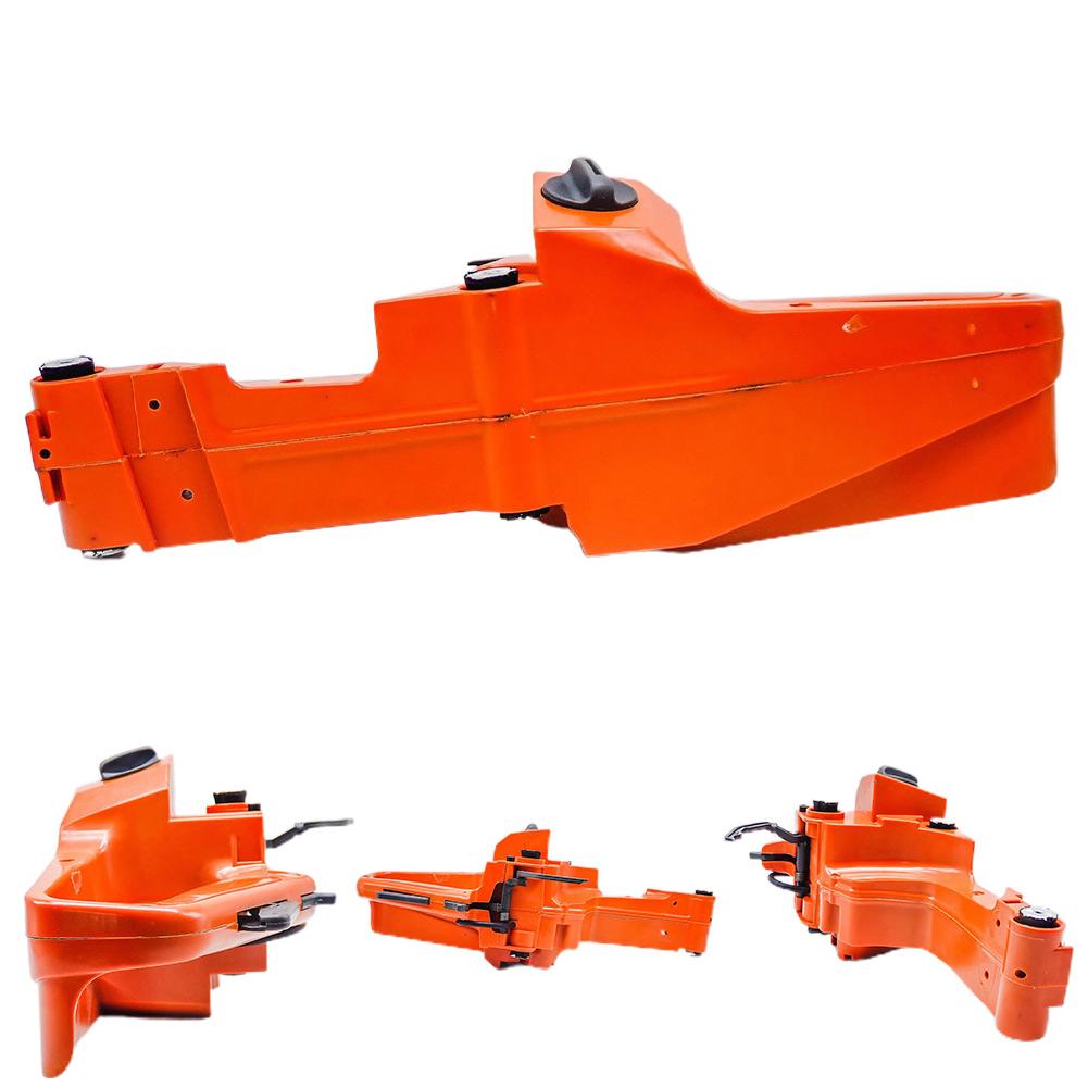Garden Power Tools Spares Back Rear Handle Fuel Tank Assembly Plastic Red Reliable Chainsaw Parts High Quality