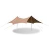 Mountainhiker Velká plachta 640 x 565 cm Postříbřený 210D Polyester UV ochrana Vodotěsná 3000 mm Odolná Outdoor Camping Tarp Shade Tarp Beach Shade