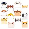 Paper Memo Pads 12Pcs/Set Cartoon Animal Self-Stick Note, 30 Sheets/Pad Self-adhesive Note Pad, Cat Pattern Notes Super Sticking Power Post