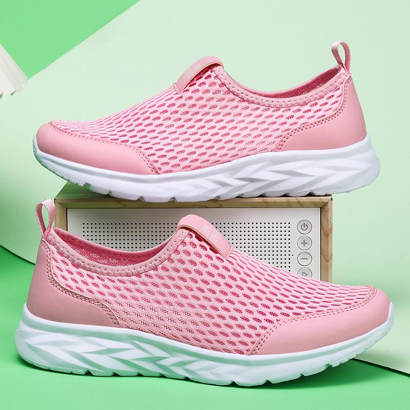 Womens Running Shoes Mesh Breathable Comfortable Outdoor Sports Couple Sneakers Summer Lightweight Walking Shoes Men