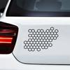 Honeycomb Open Style Car Stickers for Auto Window Body Motorcycle Cool Modified Tail Lights Stickers Racing Helmet Vinyl Decals
