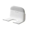 2 In 1 Wall Mounted Hair Dryer Holder No Drill Bathroom Organizer