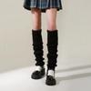 70cm Over Knee Japanese JK Uniform Leg Warmers Korean Lolita Winter Girl Women Knit Boot Socks Pile Up Socks Foot Warming Cover