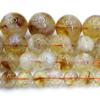 Citrine Crystal Beads for DIY Jewelry & Bracelets - Semi-Finished Materials