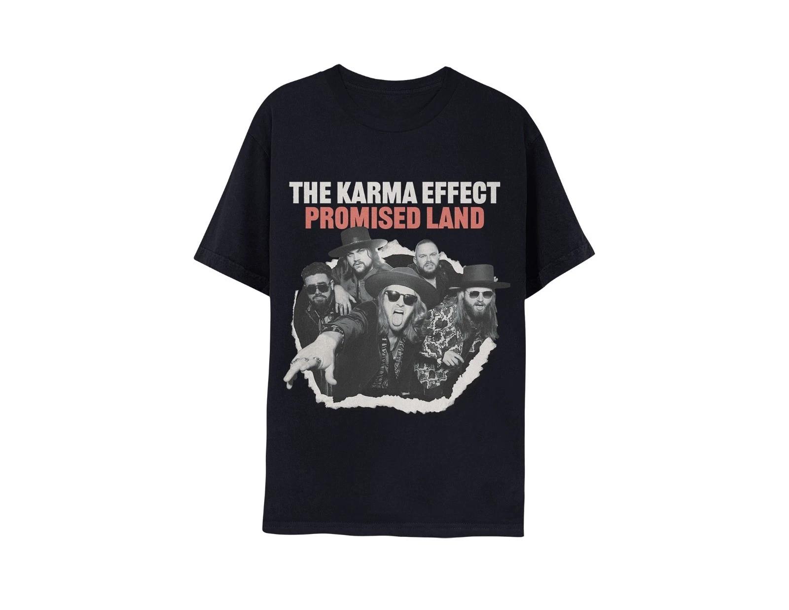 

The Karma Effect Promised Land Black Short Sleeve T-shirt - NEW S