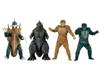 HG Toho Kaiju x Vollständiges Set von 4 Vollständigen Gachapon Kapselspielzeug-Typen, Set,