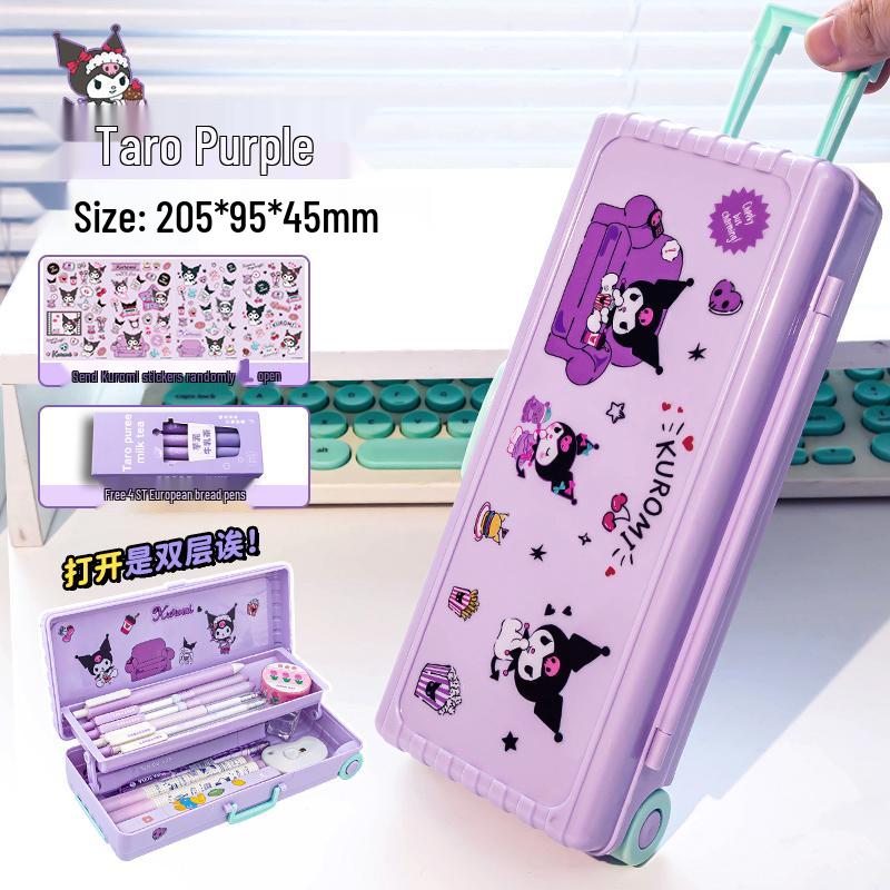 Estuche de Lápices de Dibujos Animados Lindo para Estudiantes de Primaria