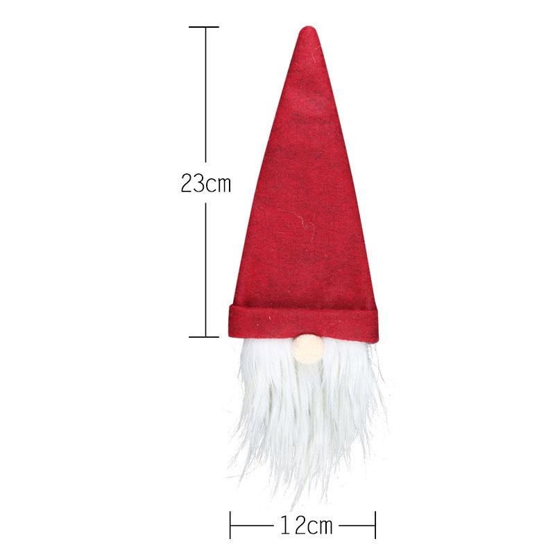 Christmas Wine Bottle Bags Reusable Xmas Champagne Bottle Covers Clothes for New Year Wedding Holiday Parties Dinner Table Decor