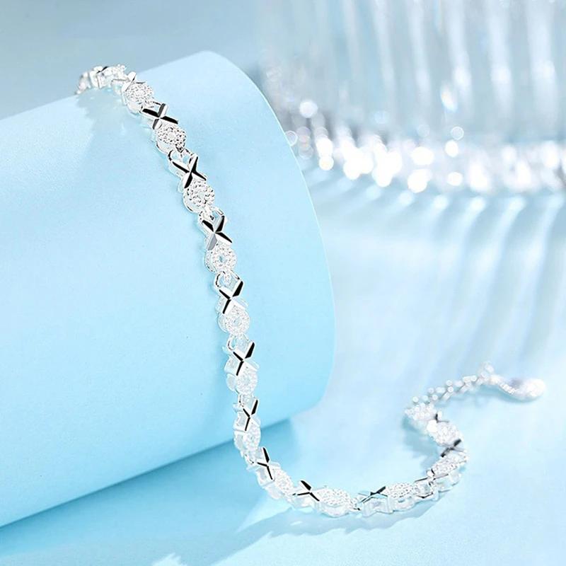 925 Sterling Silver Bracelet Fashion Multiple Styles Bracelet Chain For Women Fashion Luxury Charm Bracelet Wedding Jewelry Gift