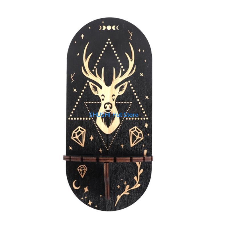 Wall Mounted Crystal Storage Holder Multipurpose Display Stand for Exhibition Home Decoration Gift D57B