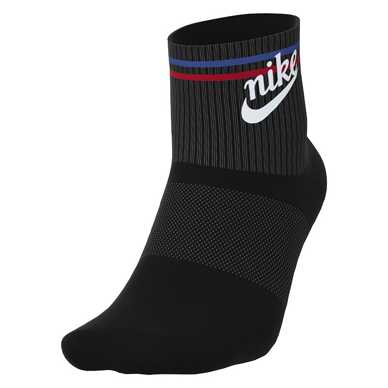Nike Unisex Breathable Short Athletic Socks (3-Pack) S (34-38)