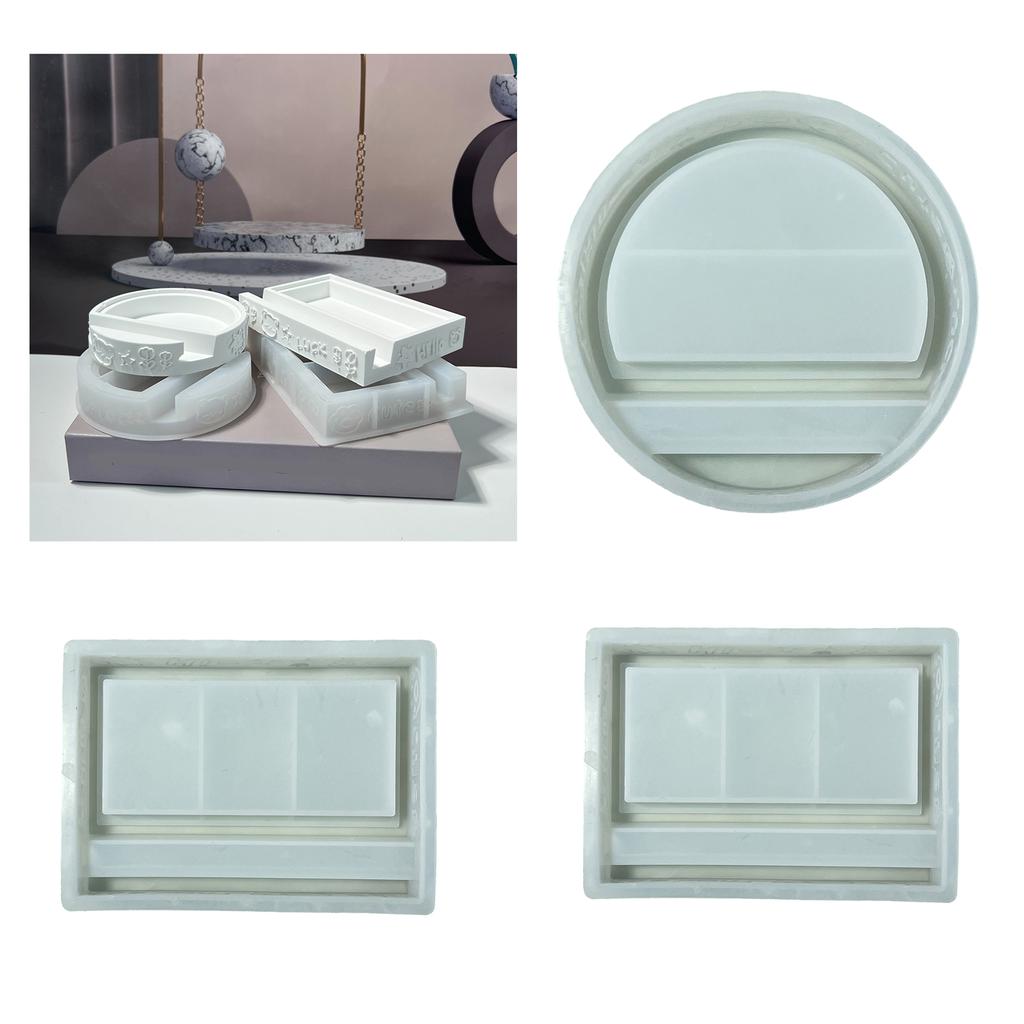Liquid Mobile Phone Stand Silicone Resin Mold Phone Holder Epoxy Resin Moulds Craft Cell Phone Bracket Silicone Mold