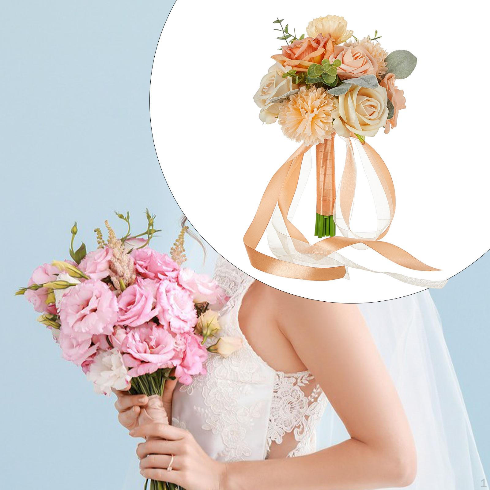 

Свадебный букет невесты, цветочные композиции, деревенские украшения, искусственные цветы для