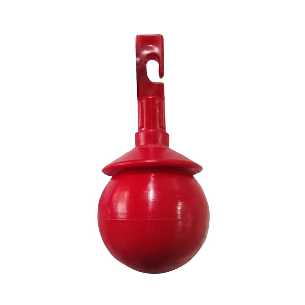 Rolling Ball Cane Tip Hook Style Blind Walking Cane Tip Replacement Accessory Red Round Aluminum Alloy