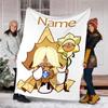 Personalized Custom Name Blanket - Cookie Run Kingdom Print Design,Blanket for Sofa,Bed,Travel,Camping - Soft and Warm, Great Gift