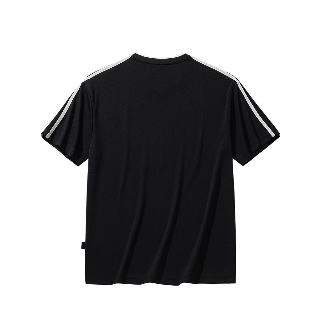 Anta Life Short Sleeve Knitted T-Shirt Summer 2026 Women tops Black 962628118-2