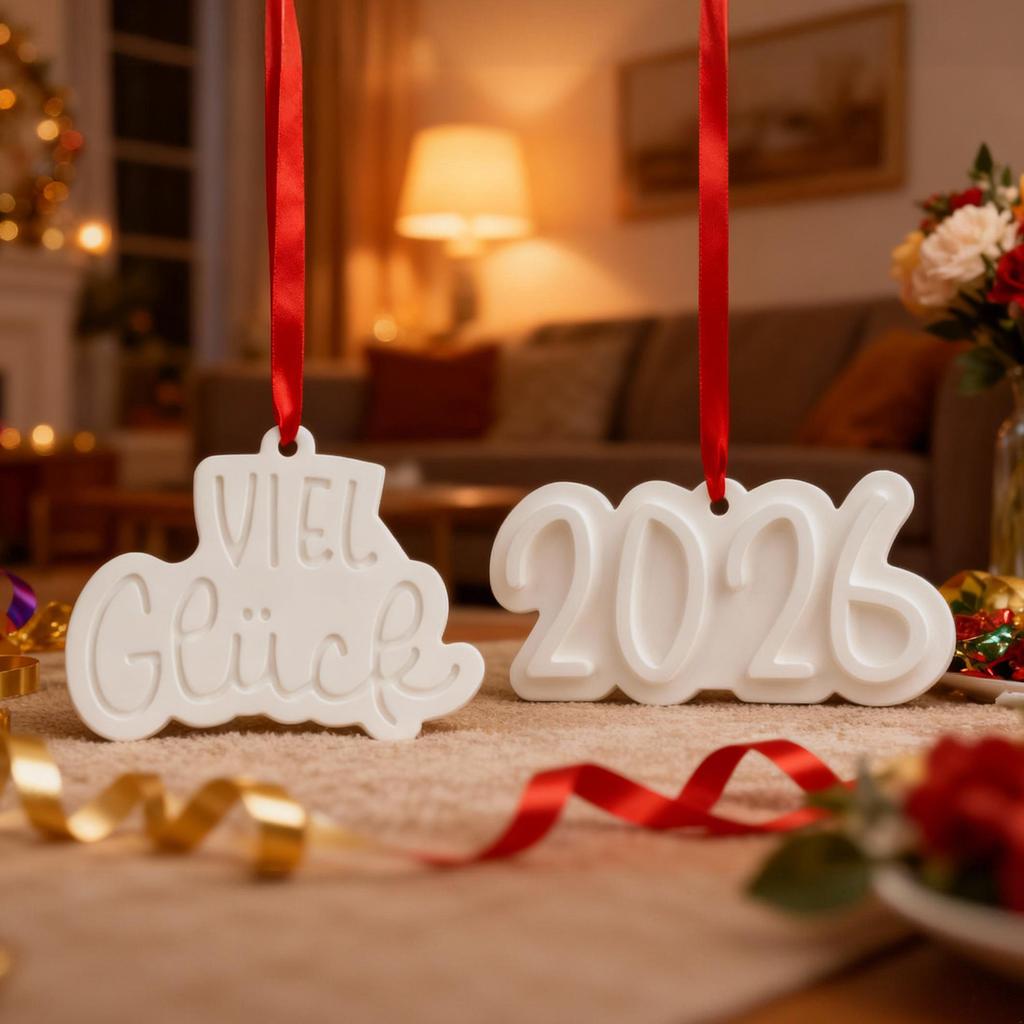 DIY New Year little horse pendant hanging epoxy mold, little horse blessings 2026 tag mold, desktop storage