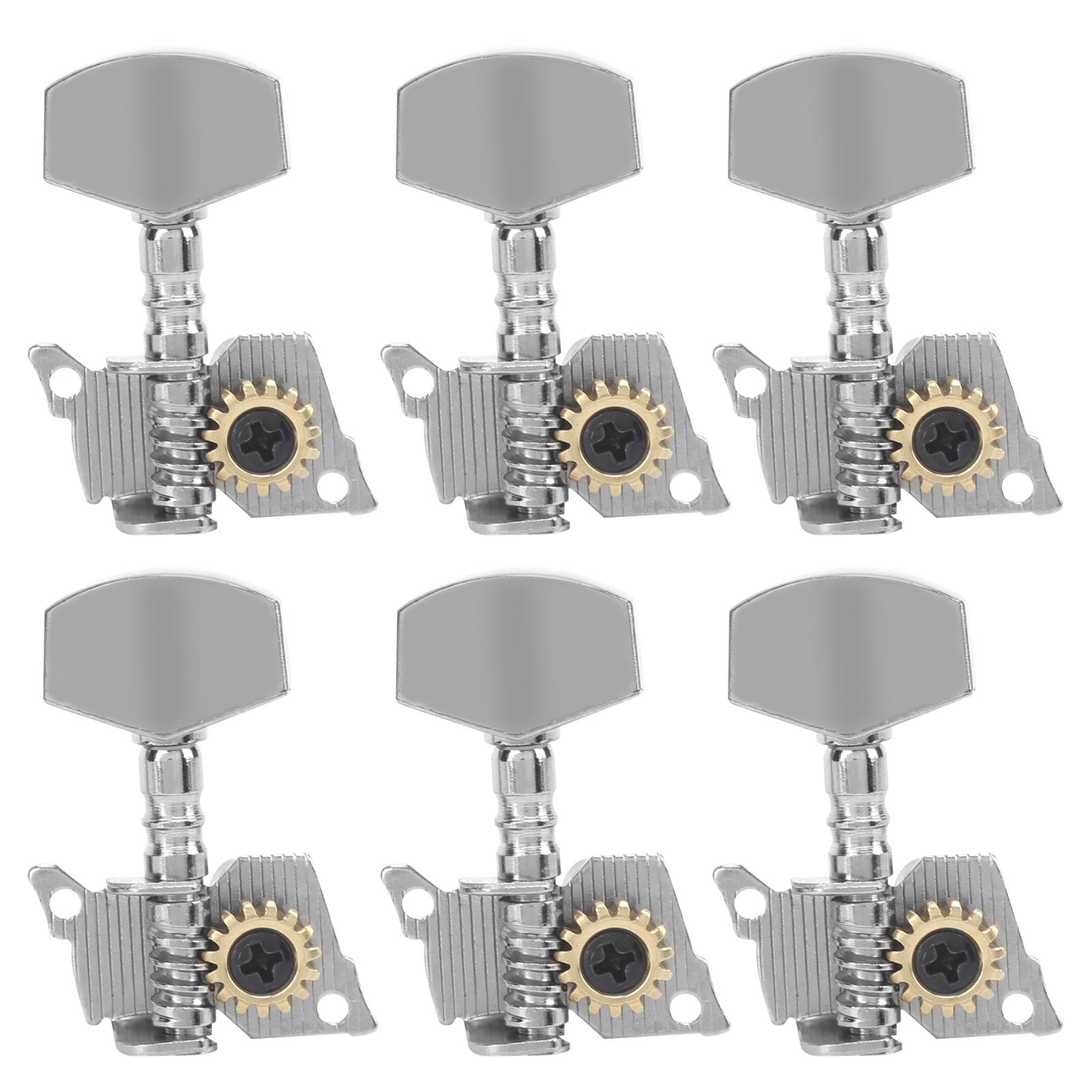 

Гитарные колки, ключи, запирающиеся колки, колки, серебряные сменные детали для Ukulele6 справа