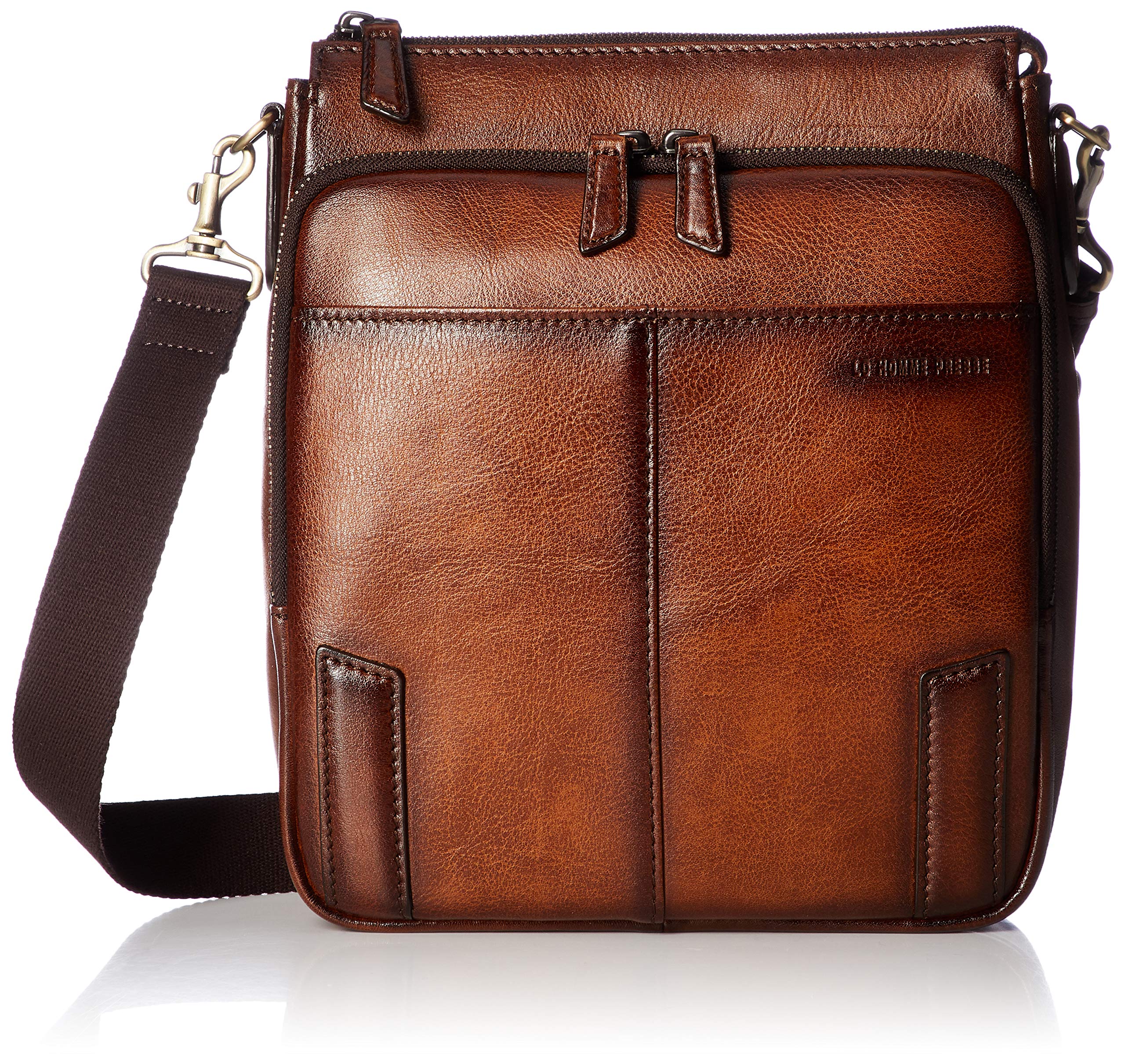 

Shoulder Bag Made in Japan Cowhide Archaic 71882 Brown [L Homme Presse] коричневий