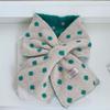 Cross Knitted Scarf Polka Dot Neck Warmer Scarf Gifts Neck Scarf  for Women