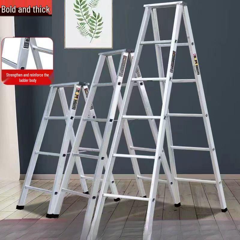 Multi-Functional Folding Carbon Steel A-Frame Ladder with 4-5 Steps for Indoor Use
