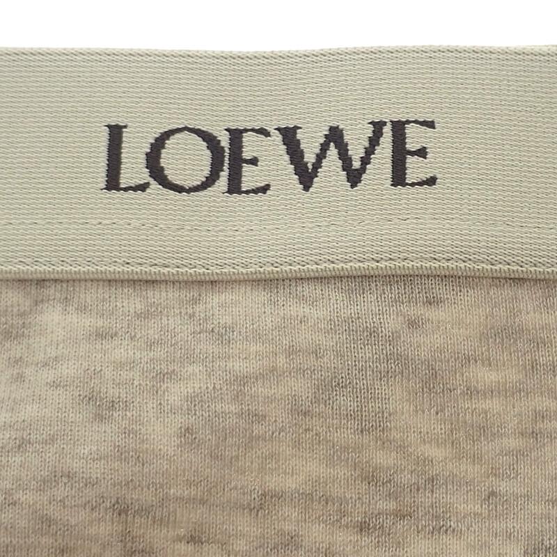 Loewe S359Y1HX04 M Long Skirt Beige Cotton/wool Women