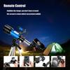 150x Astronomical Telescope 70mm Aperture Refractor Portable Travel Telescope With Phone Adapter Wireless Remote