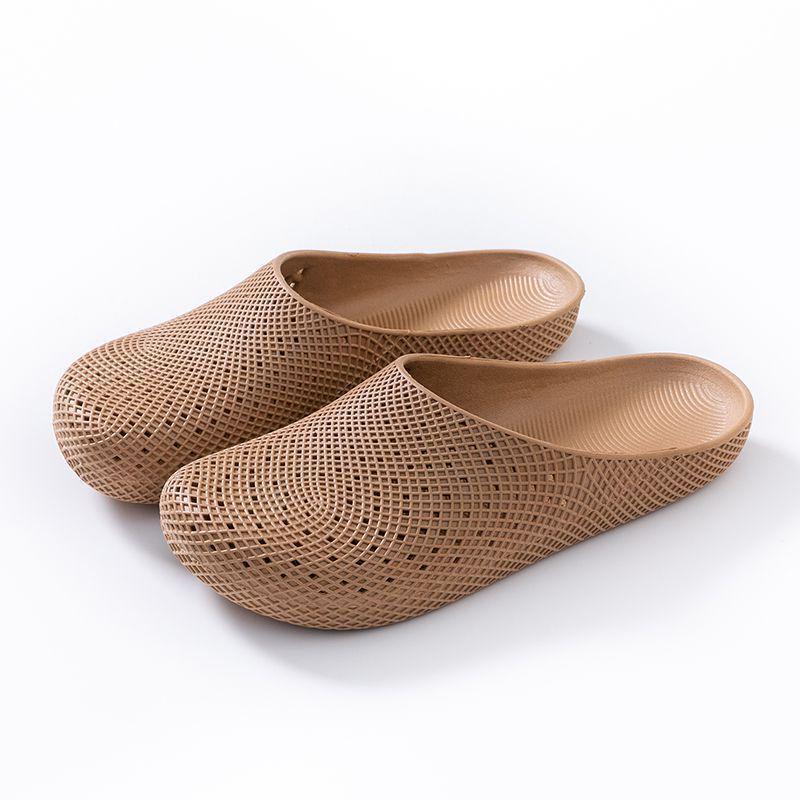 Women's Summer Slippers: Thick Sole, Non-Slip, Breathable, Holey Beach Flip-Flops