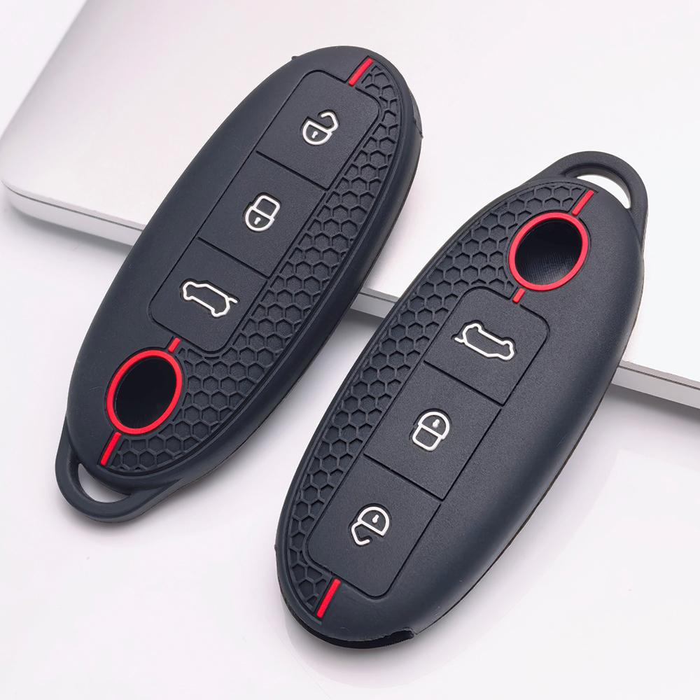 Silicone Car Key Cover for Dongfeng Fengguang S560 500 370 Aeolus A60 E70 Yixuan Forthing S500 F600 Rich Navara Yulon Luxgen S5