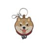 [HINIHAO HI,] 1 Stück Shiba Inu Doppelseitiger Bestickter Schlüsselanhänger