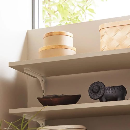 Wood One Solid Color Shelf, Finished Shelf, STT0780I-D1I-G3, Warm Gray, 780 X 300 X 20mm