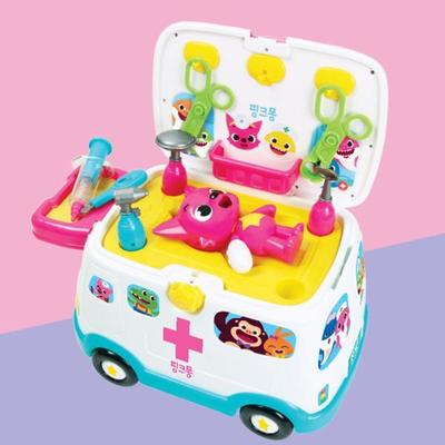 Pinkfong 119 Ambulance Hospital Play, Mixed Colors, Korean Popular Toys