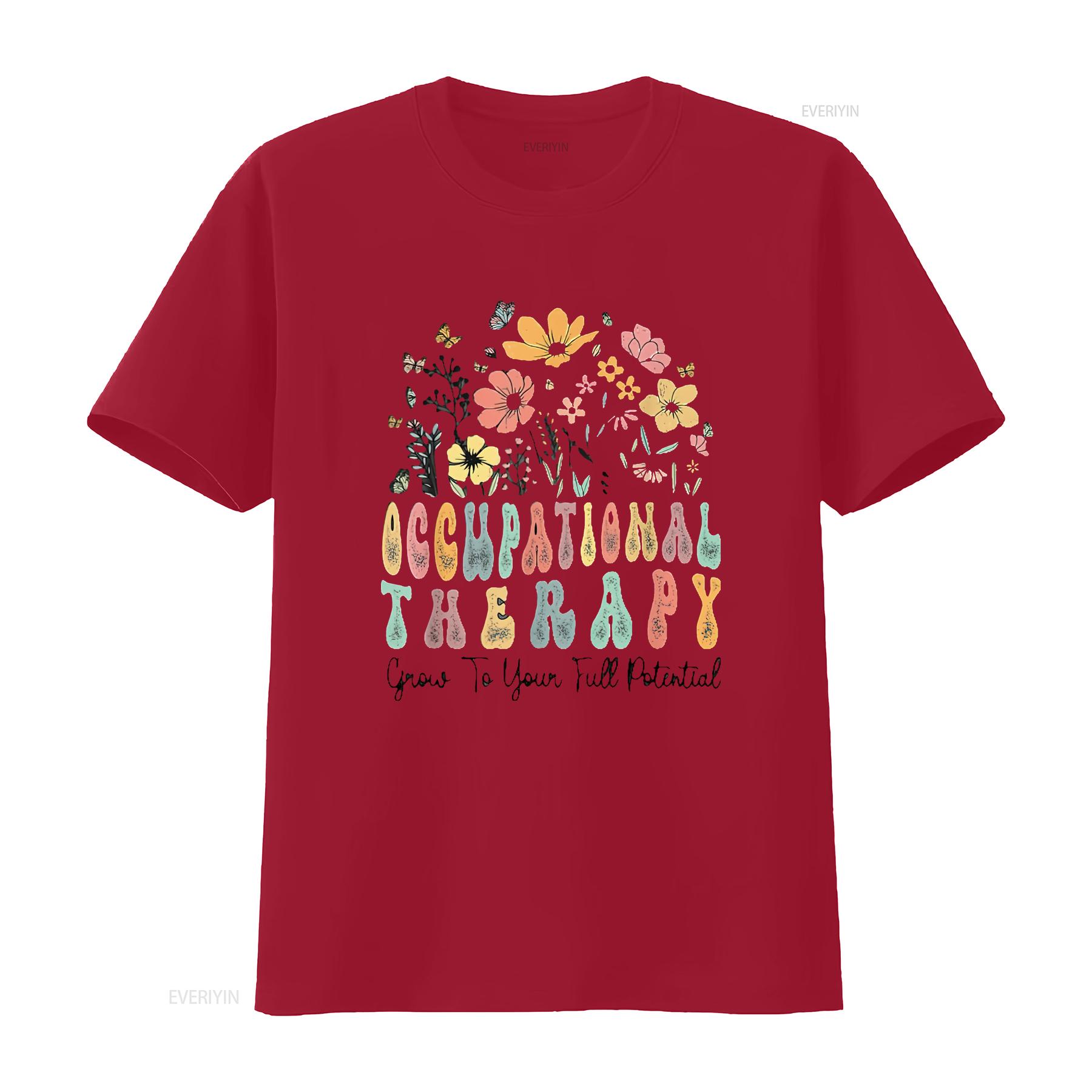 Womens pediatric occupational therapy student OT therapist physical T Shirt vintage Washed graphic streetwear Breathable S