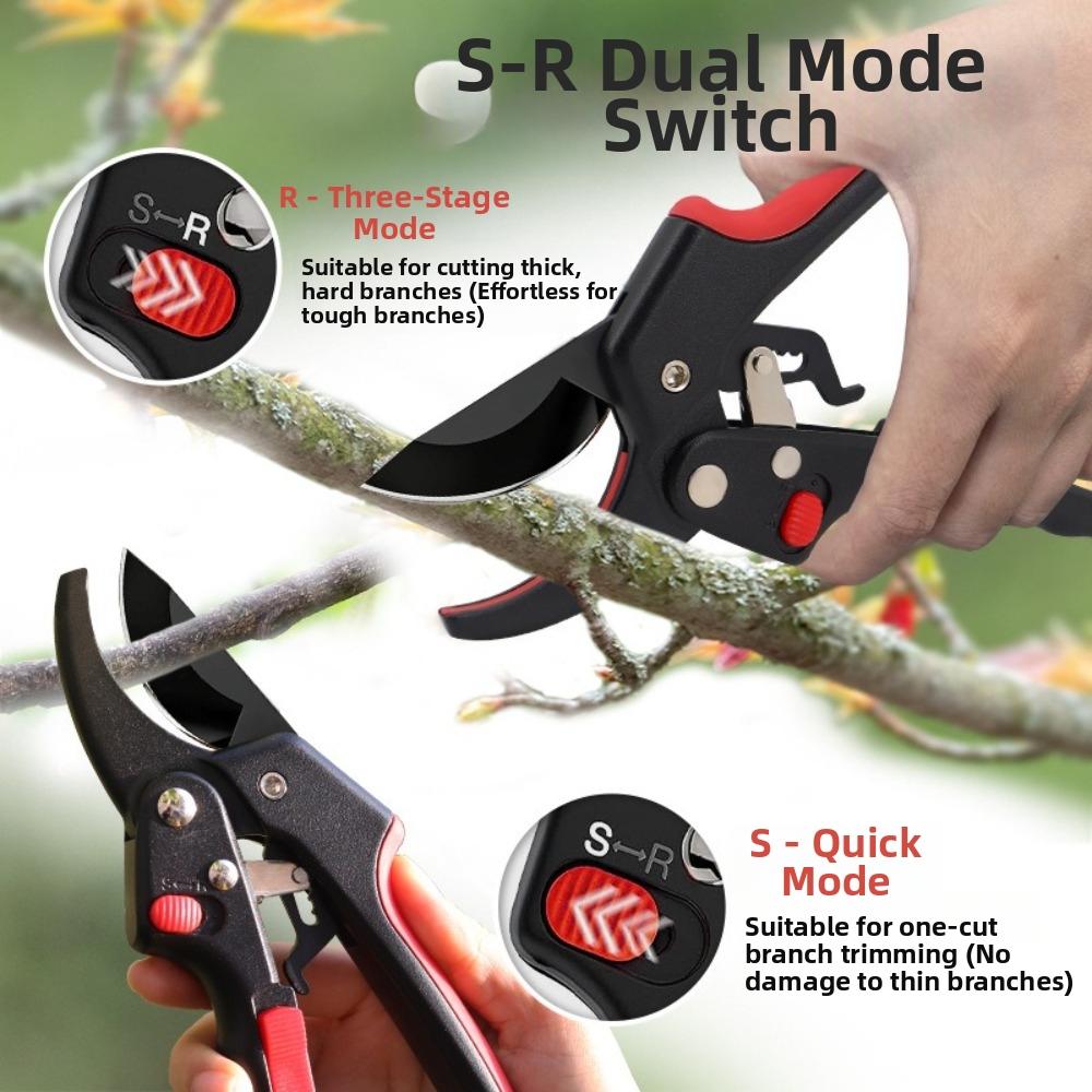 SK-5 Steel Garden Clippers Ergonomic Designed Adjustable Pruning Shears Effortless Cutting Fruit Harvesting Shears Garden Use