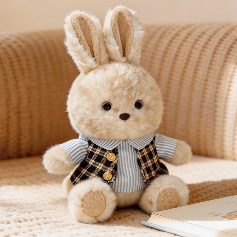27cm Kawaii Bunny Plush Toy Cute Rabbit Stuffed Animal Doll Soft Kids Birthday Xmas Gifts Kawaii Room Decor