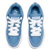 New PUMA Park Lifestyle Anti Slip Wear Resistant Low Top Skateboard Shoes Unisex White Blue 397495-03