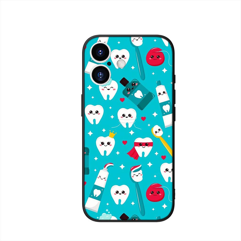 Nurse Doctor Stethoscope Happy Tooth Dentist Phone Case for OPPO A18 A16 A17 A38 A54 A40 A60 A80 A78 A79 A57 A55 A96 A15 A53