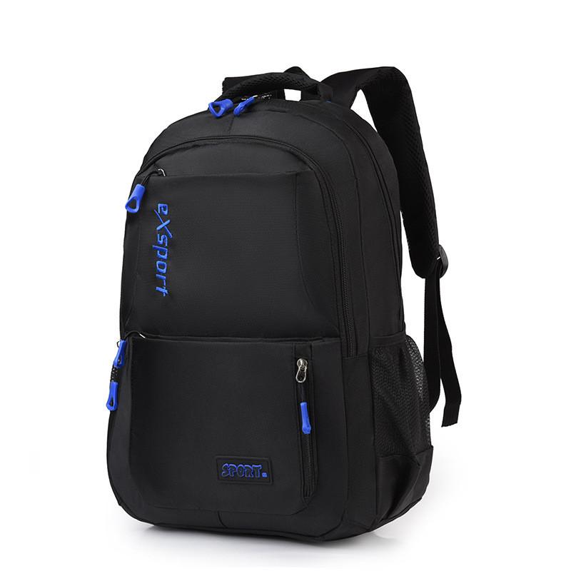 Fabric Oxford School Backpack With Large Capacity Design And Compartment Laptop