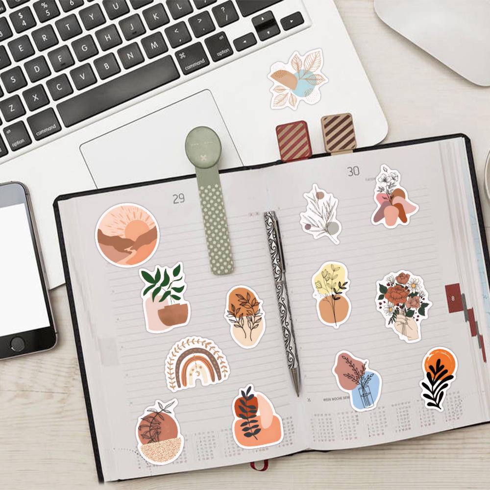 110 New Style Retro Bohemian Graffiti Stickers Suitcase Notebook Skateboard Water Cup Waterproof Stickers
