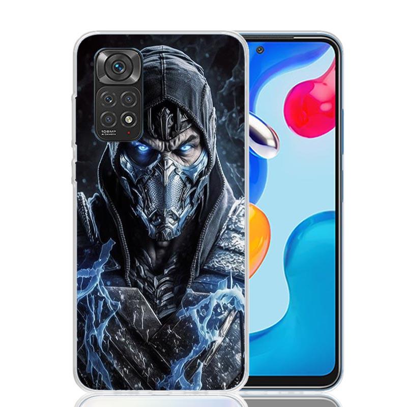 Mortal Kombat Case Phone Cover for Xiaomi Redmi Note 14 13 12S 12 11S 11 11T 11E 10S 10 Pro Plus 5G Trend Fundas Note 13 12S 12